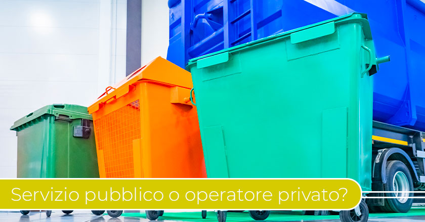 Recupero rifiuti urbani non domestici servizio pubblico o privato